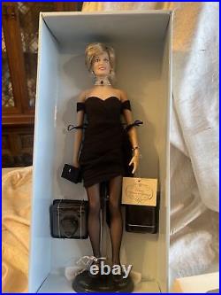 Franklin Mint Diana Doll Princess of Glamour LE Black Revenge Dress Mint in box