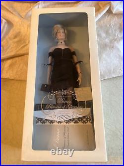 Franklin Mint Diana Doll Princess of Glamour LE Black Revenge Dress Mint in box