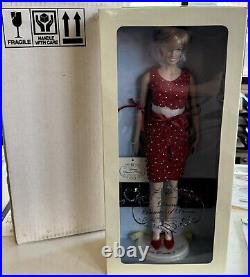 Franklin Mint Diana Princess of Hearts 1998 Doll Christmas Edition NEW with COA