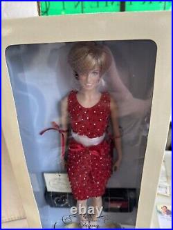 Franklin Mint Diana Princess of Hearts 1998 Doll Christmas Edition NEW with COA