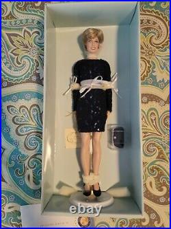 Franklin Mint Diana, The People's Princess Portrait Doll, BLUE LACE DRESS LE/750