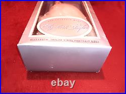 Franklin Mint Elizabeth Taylor Vinyl Portrait Doll with Box Stand Has Tag Read