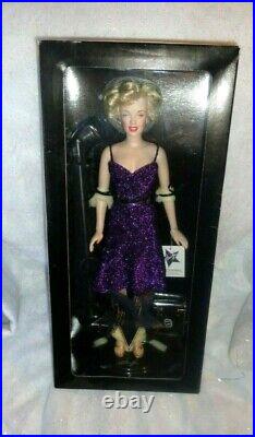 Franklin Mint Entertaining The Troops Marilyn Monroe Vinyl Doll-new In Box