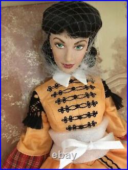 Franklin Mint GWTW 16 Vinyl DOLL SCARLETT Business Woman withStand, Tag, Box & COA