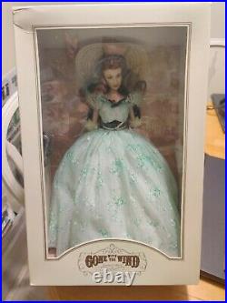 Franklin Mint Gone With The Wind Scarlett O'Hara Vinyl Portrait Doll NIB