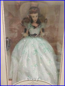 Franklin Mint Gone With The Wind Scarlett O'Hara Vinyl Portrait Doll NIB