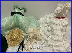 Franklin Mint Gone with Wind Scarlett O'Hara Portrait Doll Trunk 13 Outfits COAs
