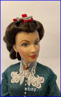 Franklin Mint Gone with the Wind Scarlett Doll Christmas Dinner LE 1000 COMPLETE