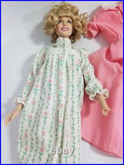 Franklin Mint Grease Sandy Doll with Bedroom Wardrobe Trunk and 7 Outfits