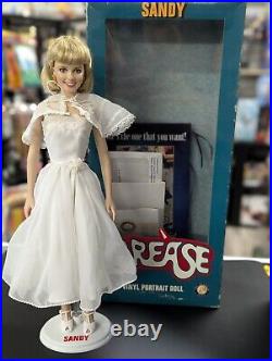 Franklin Mint Grease Sandy Portrait Doll with 5 Add Outfits Olivia Newton John