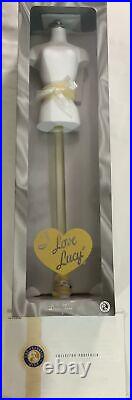 Franklin Mint I LOVE LUCY LUCILLE BALL Vinyl Doll Trunk Set 11 Outfits, NIB COA