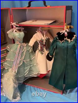 Franklin Mint I Love Lucy Trunk Case with Doll 10 Costumes and Accessories