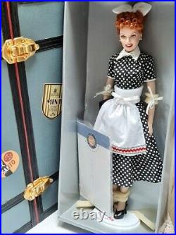 Franklin Mint I Love Lucy Wardrobe Doll Trunk, Lucy Doll Included Both COA'S