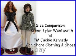 Franklin Mint JACKIE 16 Vinyl Doll in Original Box withCOA & BONUS NRFB Outfit