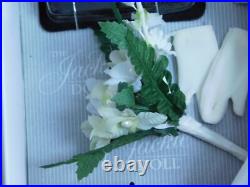 Franklin Mint Jackie Kennedy Vinyl 15 Inch Doll Wedding Splendor Ensemble W COA