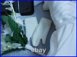 Franklin Mint Jackie Kennedy Vinyl 15 Inch Doll Wedding Splendor Ensemble W COA