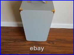 Franklin Mint Jackie Kennedy Vinyl Wardrobe Trunk Three Hangers/Picture Frame