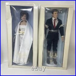 Franklin Mint Jacqueline Kennedy And Jack Kennedy Vinyl Doll New in DAMAGED Box
