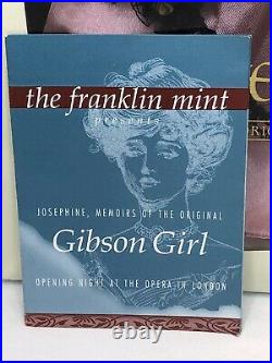 Franklin Mint Josephine Gibson Girl Portrait Doll With COA