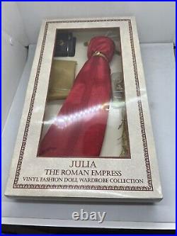 Franklin Mint Julia the Roman Empress Vinyl Fashion Doll Wardrobe Ensemble Red