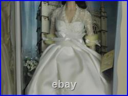 Franklin Mint Kate Middleton Portrait of a Princess Royal Wedding Doll 16 NEW