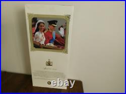 Franklin Mint Kate Middleton Portrait of a Princess Royal Wedding Doll 16 NEW
