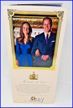 Franklin Mint Kate Middleton Royal Engagement Portrait Doll In Original Box