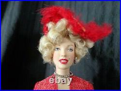 Franklin Mint MARILYN MONROE VINYL PORTRAIT DRESS UP DOLL Gentlemen Pref Blondes