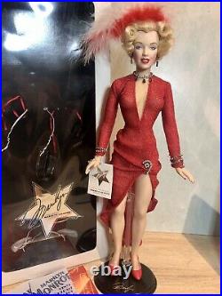 Franklin Mint Marilyn Monroe Gentlemen Prefer Blondes 16 Vinyl Portrait Doll