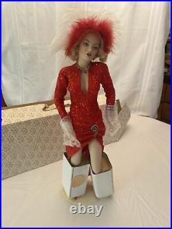 Franklin Mint Marilyn Monroe Gentlemen Prefer Blondes 20 Vinyl Portrait Doll