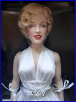 Franklin Mint Marilyn Monroe Portrait Doll 7 Year Itch White Dress