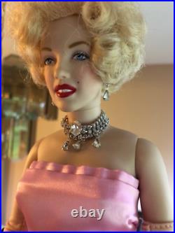 Franklin Mint Marilyn Monroe vinyl doll With Swarovski Crystals