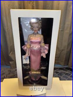 Franklin Mint Marilyn Monroe vinyl doll With Swarovski Crystals MINT NRFB NEW
