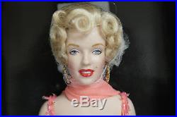 Franklin Mint Marilyn Vinyl Doll Platinum Premier Peach Silk Gown LE/750 SALE