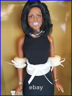 Franklin Mint Michelle Obama Vinyl Doll Limited Edition Rare #0298/9900 COA