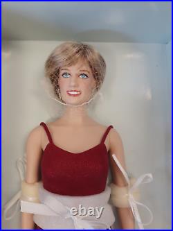 Franklin Mint Princess Diana Doll Red Lame Gown Rare Limited Edition/750 COA