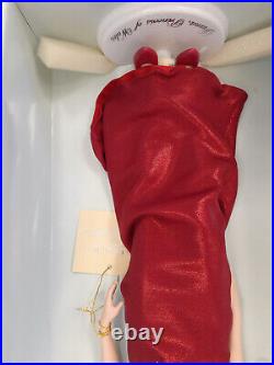 Franklin Mint Princess Diana Doll Red Lame Gown Rare Limited Edition/750 COA