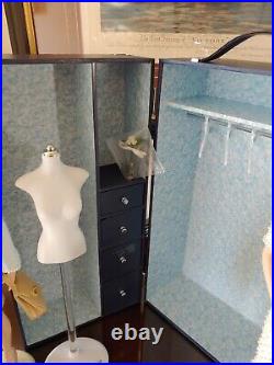 Franklin Mint Princess Diana Limited Edition Portrait Doll, Trunk & Accessories