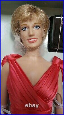 Franklin Mint Princess Diana Vinyl Doll PRINCESS Of RADIANCE LE 17 -75 new box