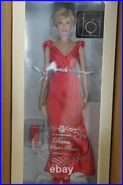 Franklin Mint Princess Diana Vinyl Doll PRINCESS Of RADIANCE LE 37/75 READ