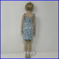 Franklin Mint Princess Diana Vinyl Doll Princess Of Grandeur Blue Dress Flower