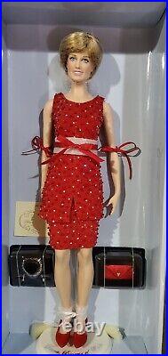 Franklin Mint Princess Diana Vinyl Doll Princess Of Hearts Christmas