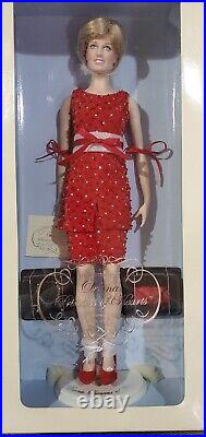 Franklin Mint Princess Diana Vinyl Doll Princess Of Hearts Christmas