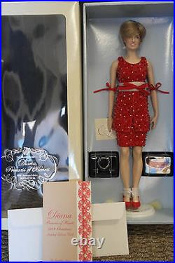 Franklin Mint Princess Diana Vinyl Doll Princess Of Hearts Christmas COA LE/5000