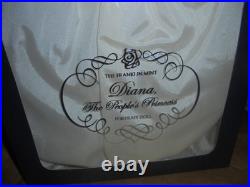 Franklin Mint Princess Diana Vinyl Wedding Day Doll Ensemble New