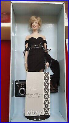 Franklin Mint Princess Diana Vinyl doll 16 the revenge dress