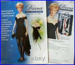 Franklin Mint Princess Diana doll -Princess of glamour- Vinyl