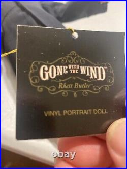 Franklin Mint RHETT BUTLER 16 Vinyl DOLL in SUIT with vest and tie D