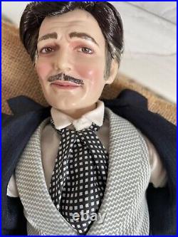 Franklin Mint RHETT BUTLER 17 Vinyl DOLL in SUIT with vest and tie