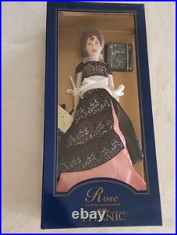 Franklin Mint Rose Titanic Dinner Dress Doll Mint Condition 16